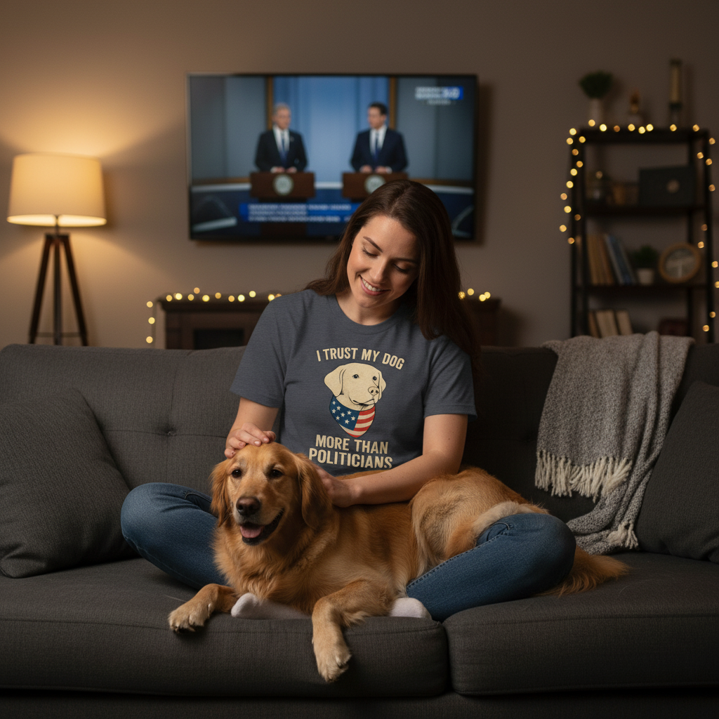 Politicians LIE, So I Trust My Dog-Unisex