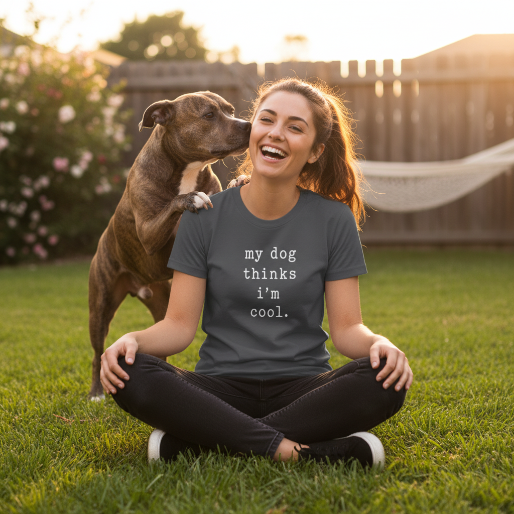 My Dog Thinks I Am Cool: The Truth Teller Tee-Unisex
