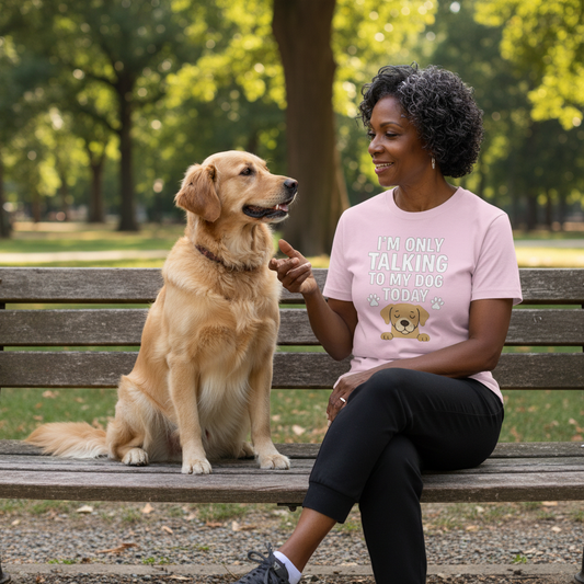 I’m Only Talking to My Dog Today T-Shirt-Unisex