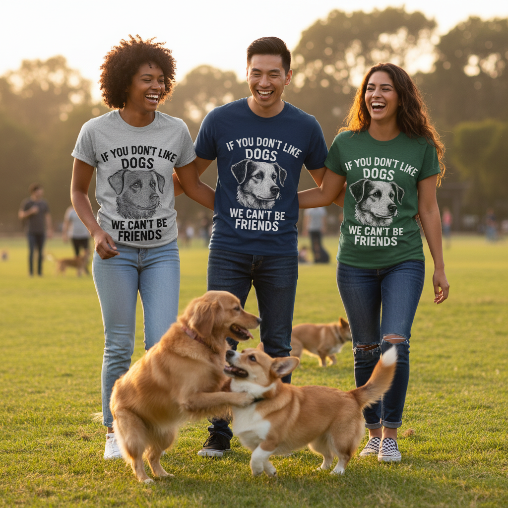 If You Don't Like Dogs, We Can't Be Friends T-Shirt