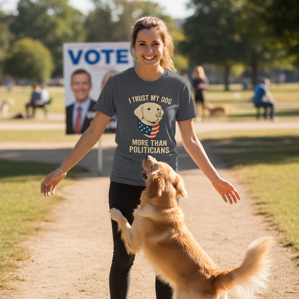 Politicians LIE, So I Trust My Dog-Unisex
