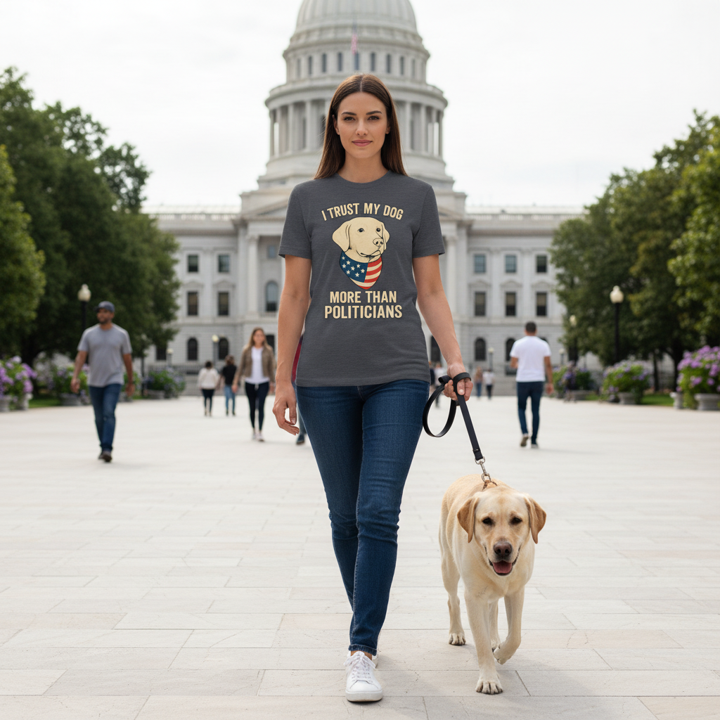 Politicians LIE, So I Trust My Dog-Unisex