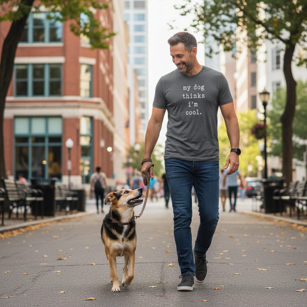 My Dog Thinks I Am Cool: The Truth Teller Tee-Unisex