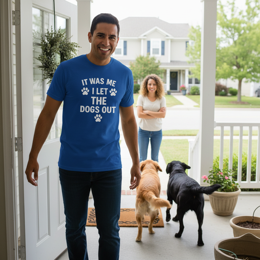 “It Was Me – I Let the Dogs Out” Unisex Tee