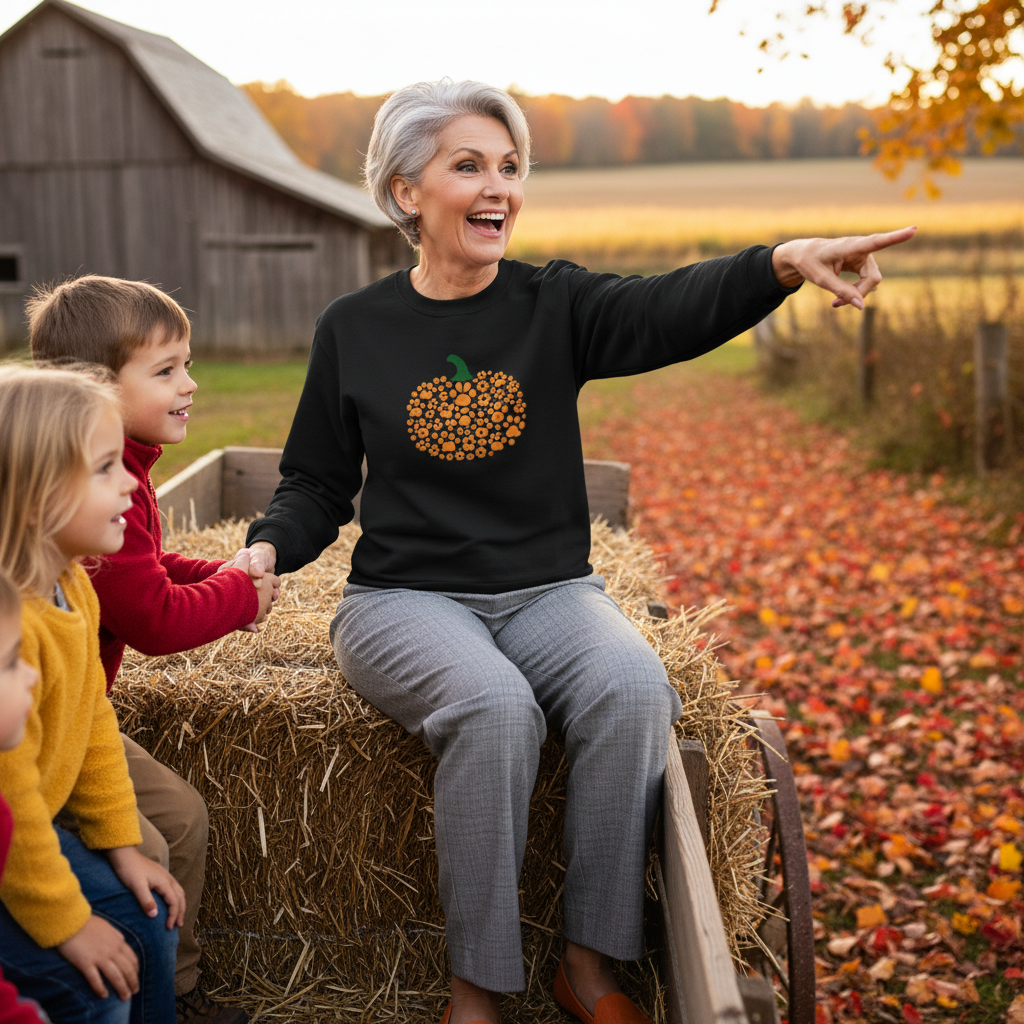Pumpkin Paw Long Sleeve – Unisex Fall Dog Lover Tee