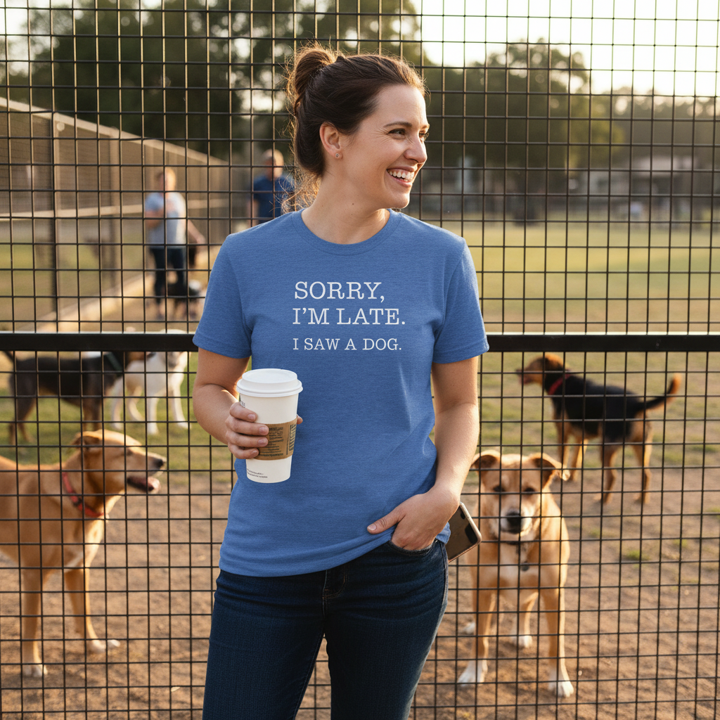 🚨 Breaking News: That meeting could wait—there was a dog. 🐾- Unisex