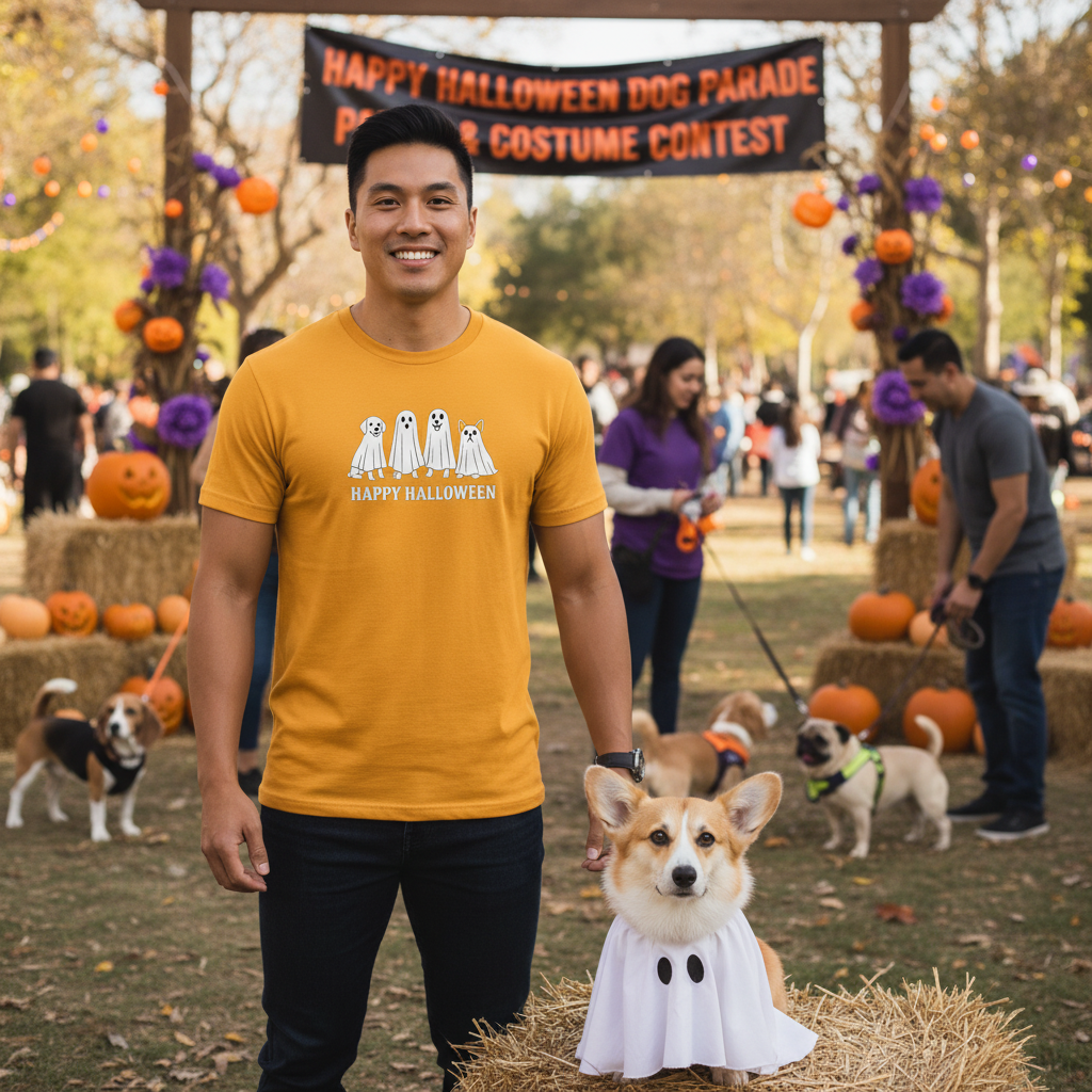 Halloween Ghost T-Shirt – Unisex