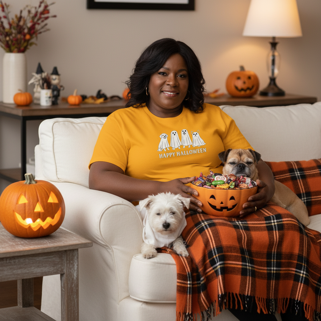 Halloween Ghost T-Shirt – Unisex