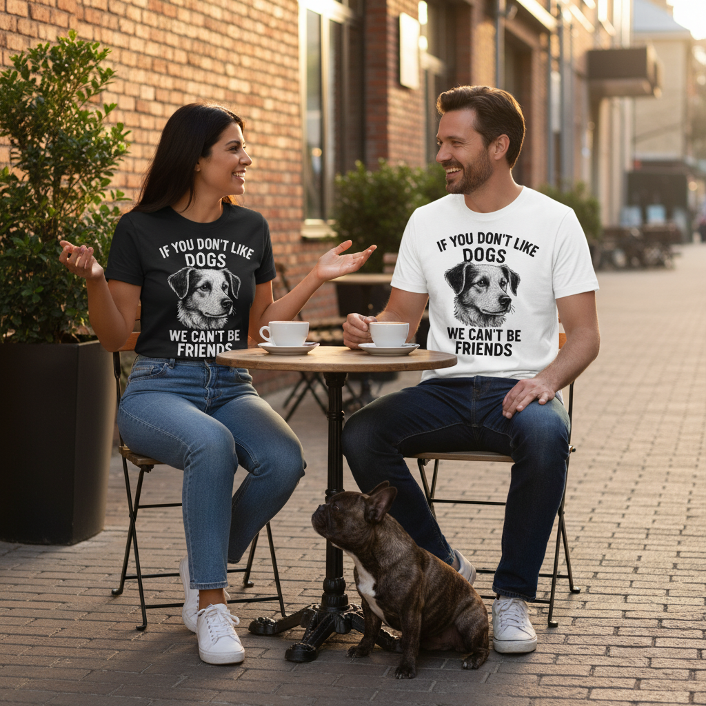 If You Don't Like Dogs, We Can't Be Friends T-Shirt