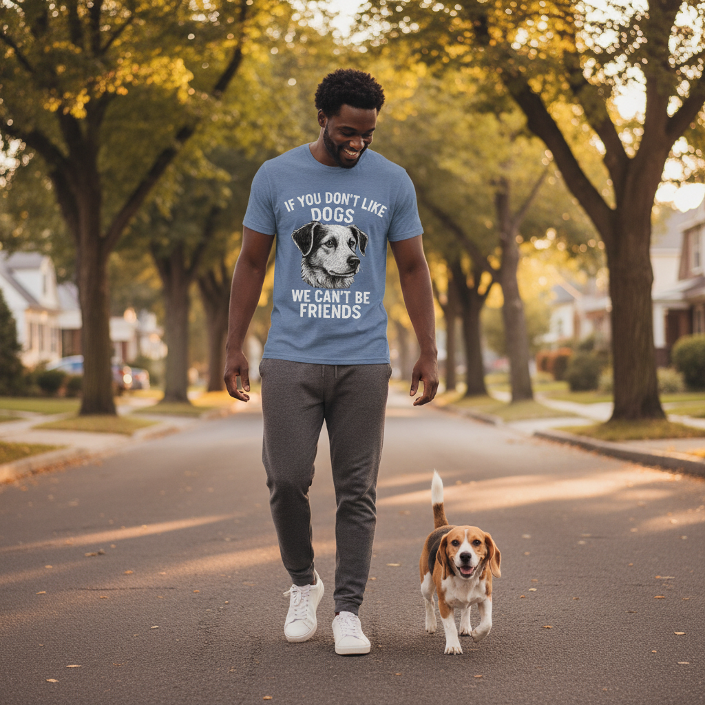 If You Don't Like Dogs, We Can't Be Friends T-Shirt
